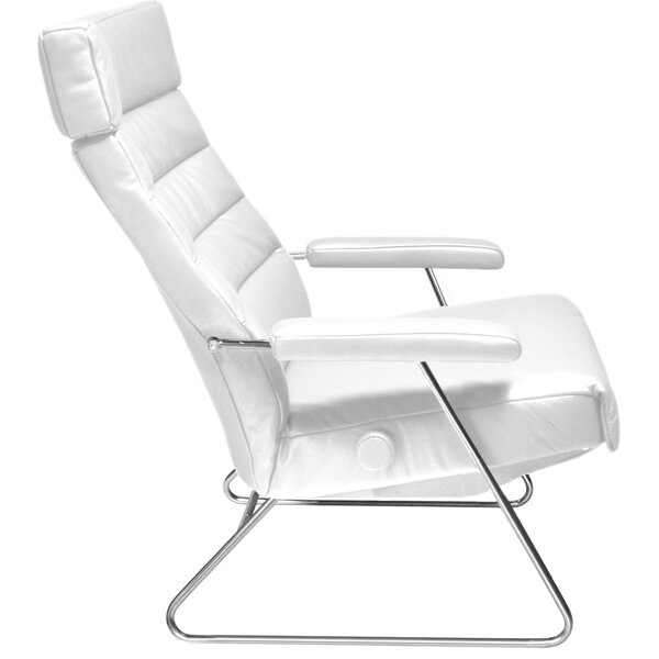 Adele Leather Manual Recliner By Lafer