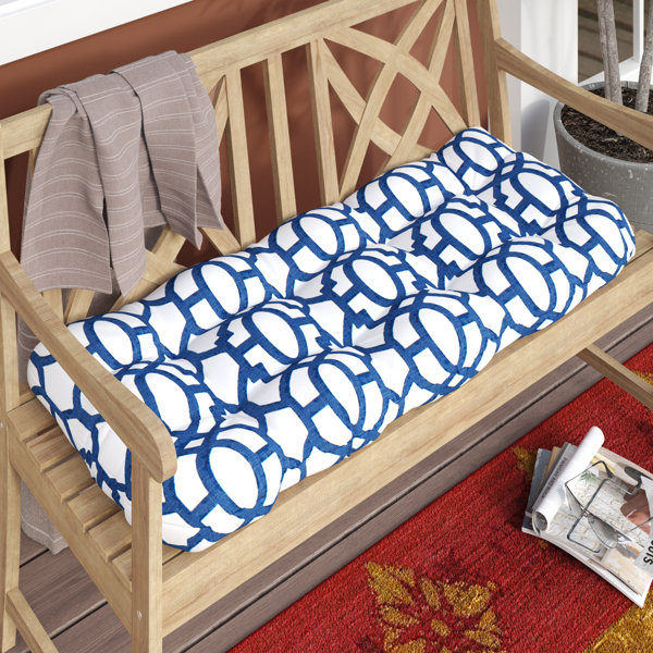 Winston Porter Wicker Indoor/Outdoor Bench Cushion | Wayfair