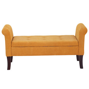 Elbert Upholstered Bench by Alcott Hill