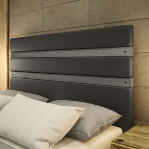 Dunder Upholstered Panel Headboard by Union Rustic