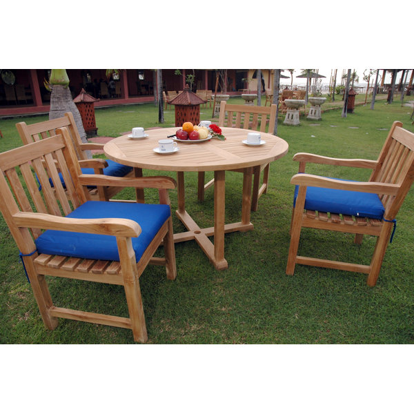 Tosca 5 Piece Teak Dining Set by Anderson Teak
