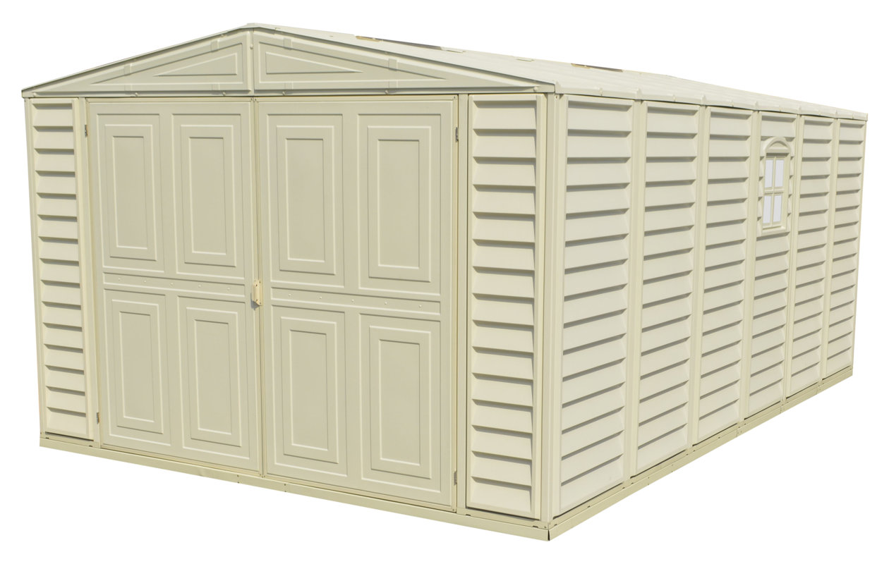duramax 10 ft. 5 in. w x 15 ft. 5 in. d plastic garage