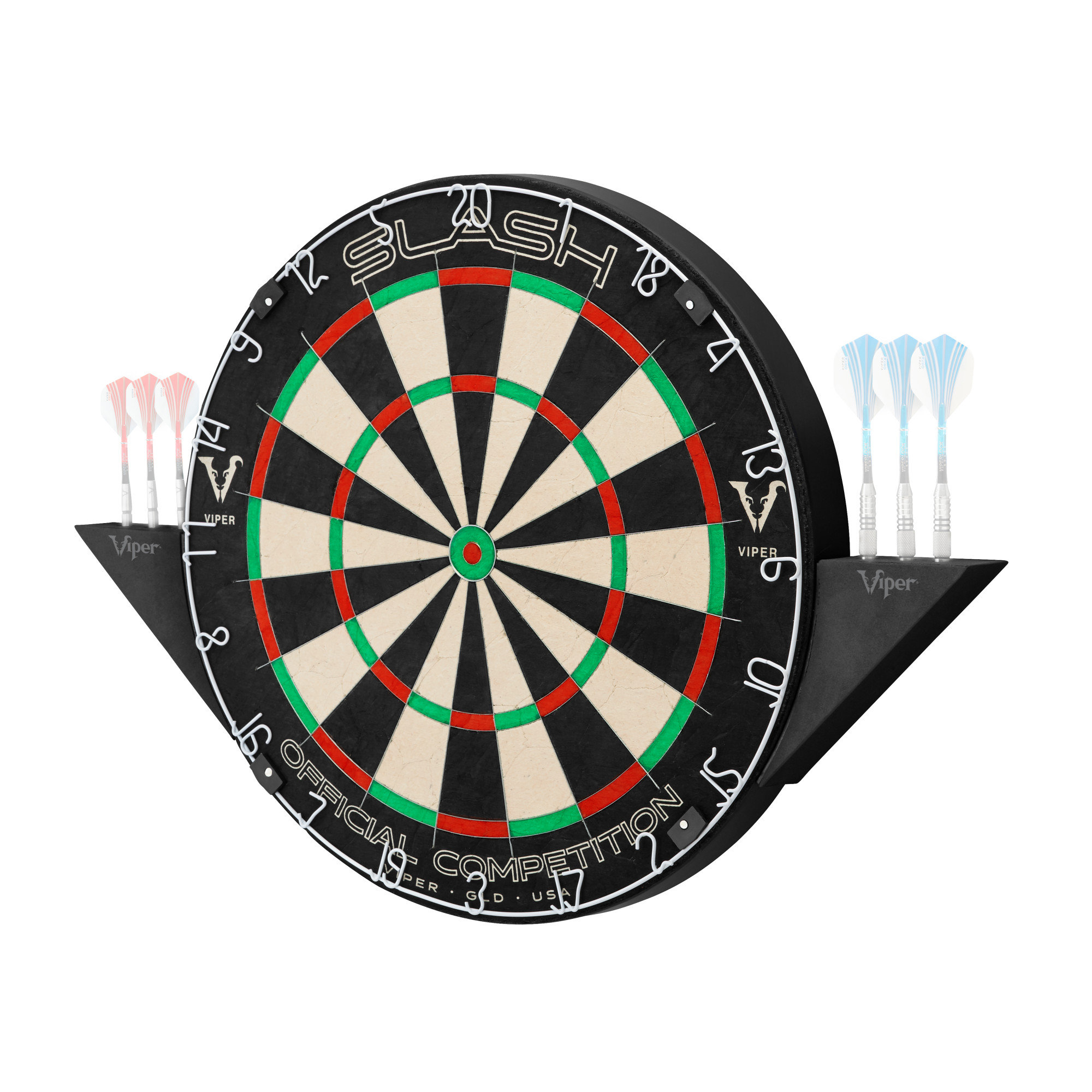 Viper by GLD Products Guardian Dartboard Surround Sisal//Bristle Steel-Tip Dartboard Wall Protector