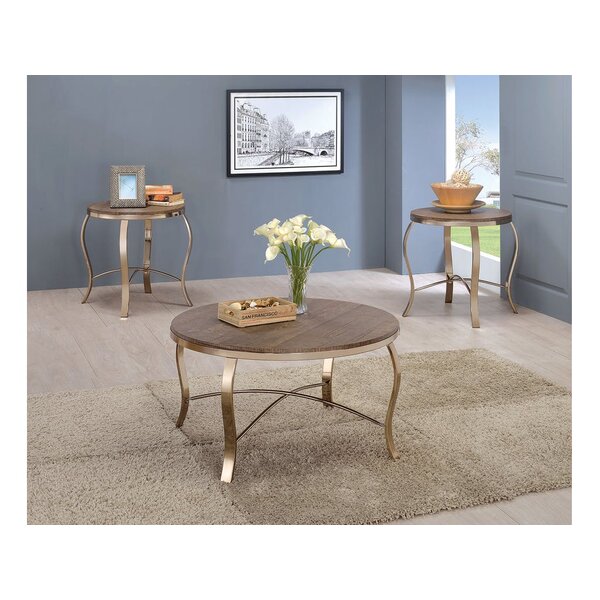 Curley 3 Piece Coffee Table Set By House Of Hampton