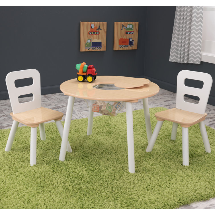 kids round activity table