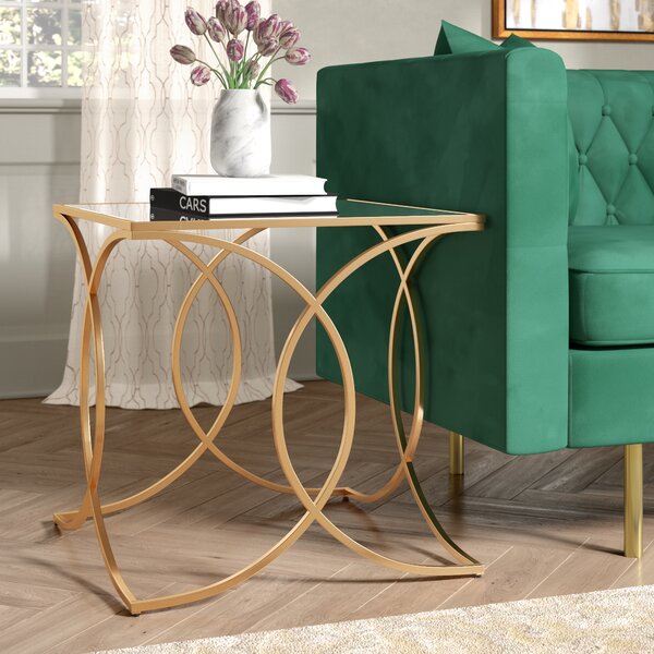 Melina End Table By Everly Quinn
