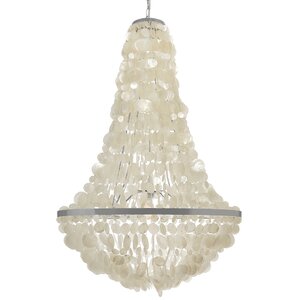 Manor Capiz Seashell 3-Light Empire Chandelier