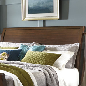 Downs Sleigh Headboard by Winston Porter