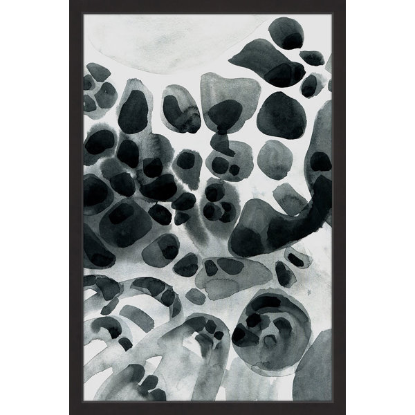 Bloomsbury Market Footprints Everywhere Framed Watercolor