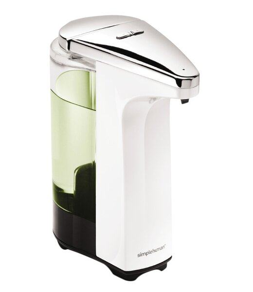 8 oz. Sensor Soap Pump, White Plastic by simplehuman