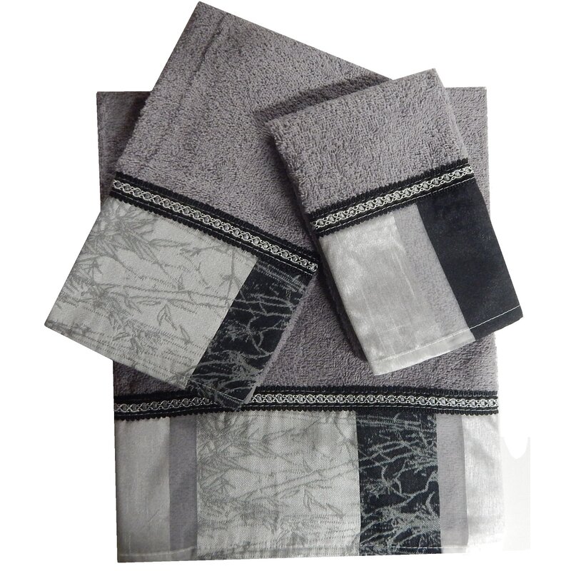 gray towel set