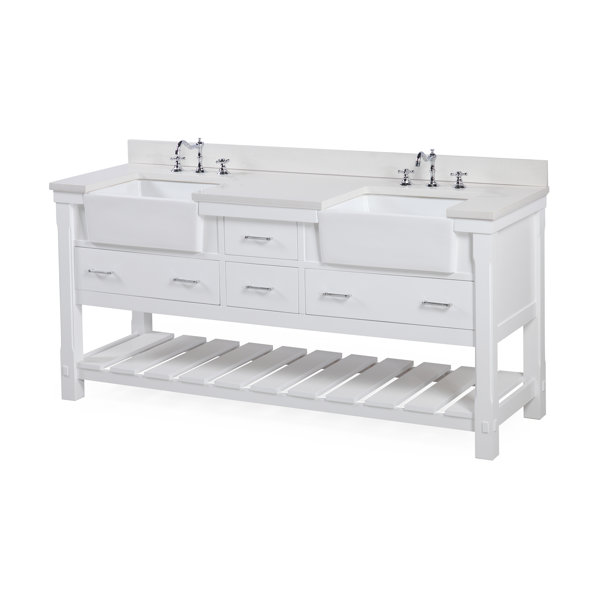 Charlotte 72 Double Bathroom Vanity Set by Kitchen