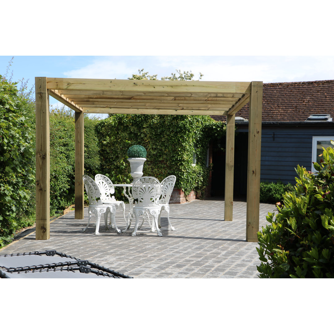 The Cube Garden Solid Wood Pergola