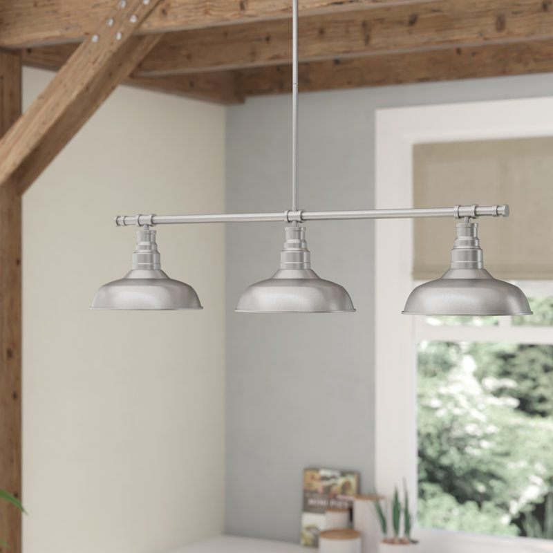 Laurel Foundry Modern Farmhouse Stephine 3 Light Kitchen Island