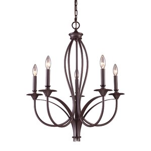 Tarres 5-Light Candle-Style Chandelier