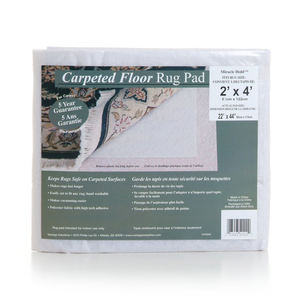 Vantage Industries Miracle Hold NonSlip Rug Pad & Reviews Wayfair