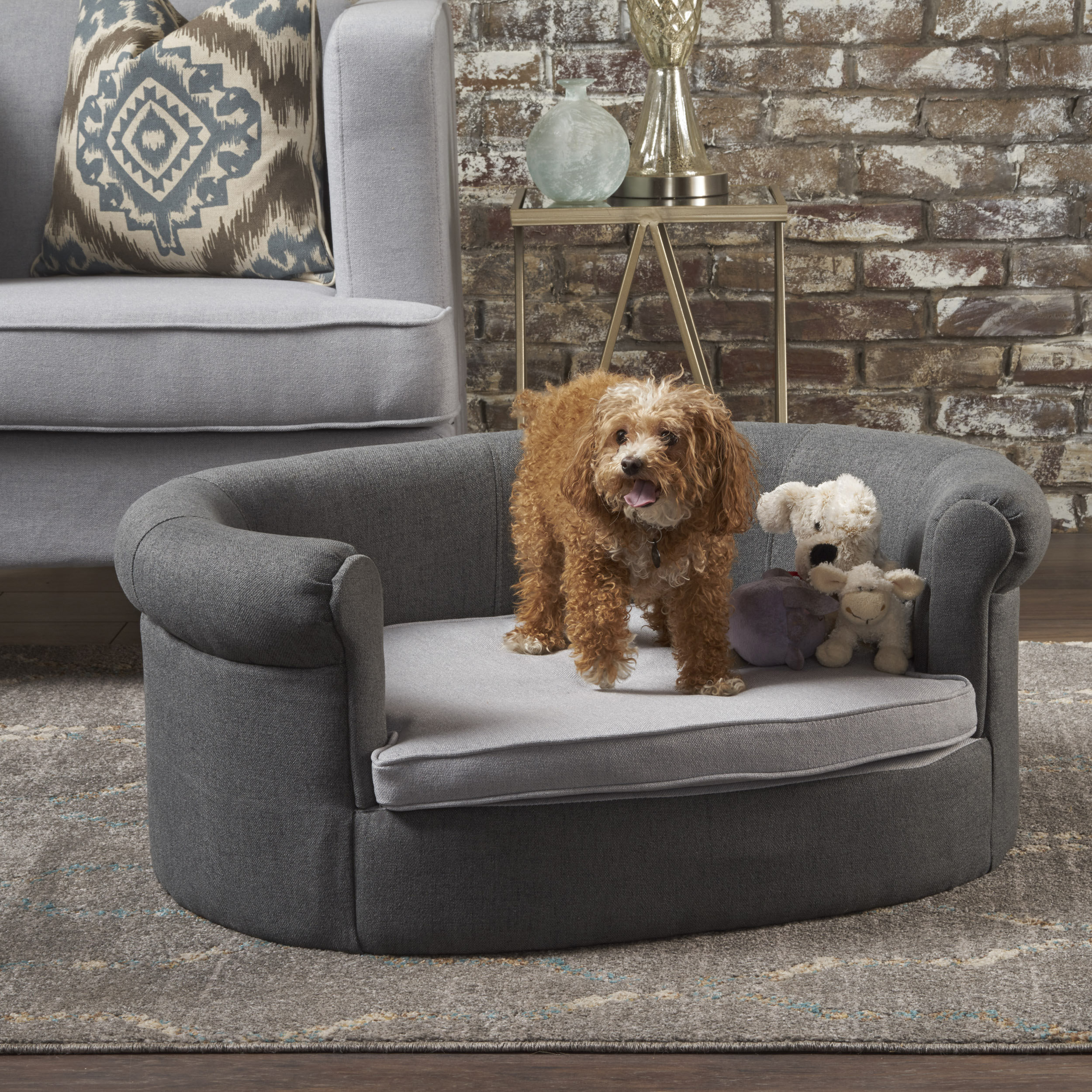 Valorie Fabric Dog Sofa Reviews Joss Main