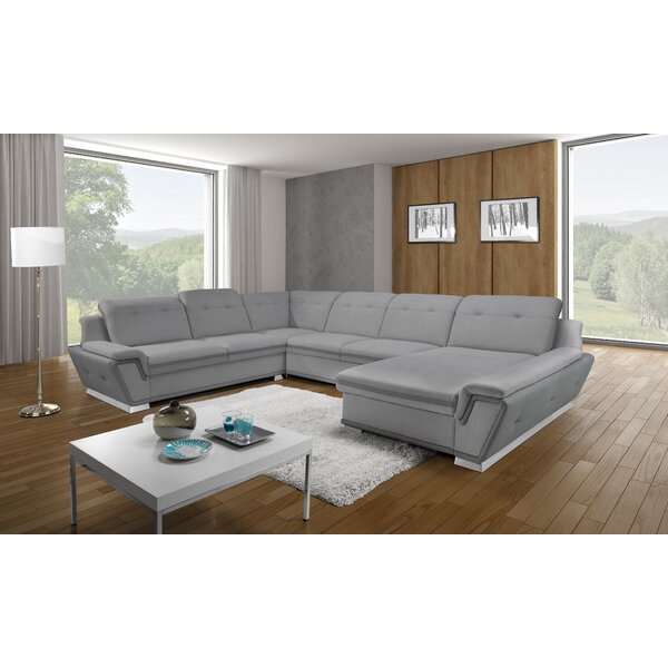 Dicarlo Right Hand Facing Sleeper Sectional By Orren Ellis