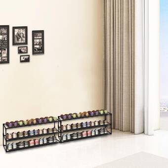 Rebrilliant 50 Pair Stackable Shoe Rack Reviews Wayfair