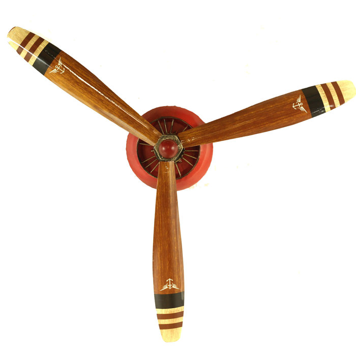 Williston Forge Metal Airplane Propeller Wall Decor Wayfair