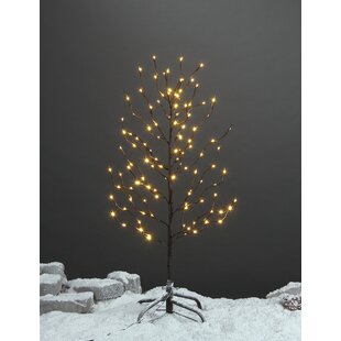 LED Lighted Weeping Willow Tree 5.5 ft Adjustable 200 Lights Holiday Party Decor 