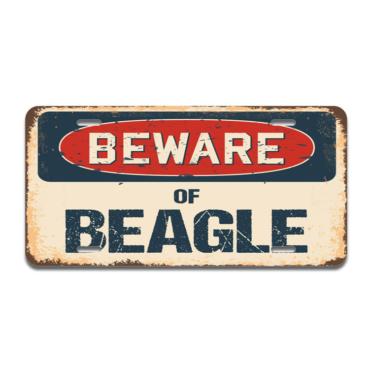 beagle license plate
