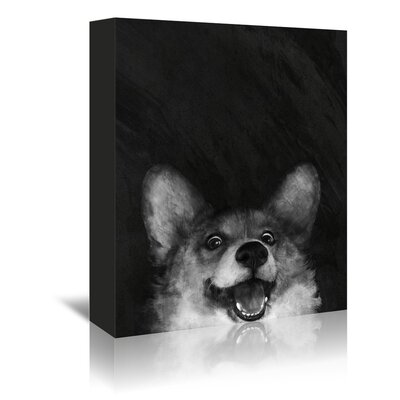 'Sausage Foxcorgi' Graphic Art East Urban Home Size: 10