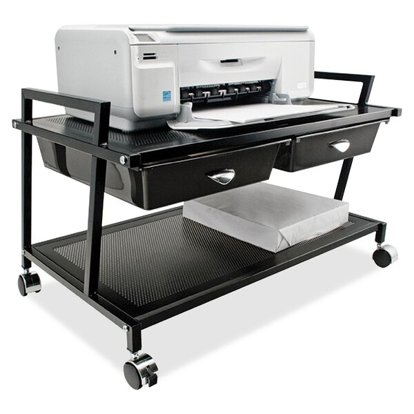 Mobile Printer Stand with Drawer by Vertiflex