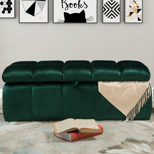 Bradman Storage Ottoman By Rosdorf Park Great price