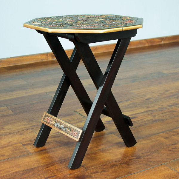 Folding End Table By Novica Reviews