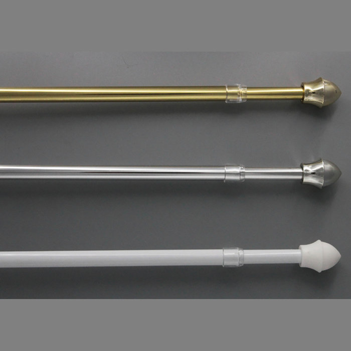 Evideco Adjustable Curtain Single Rod Reviews Wayfair