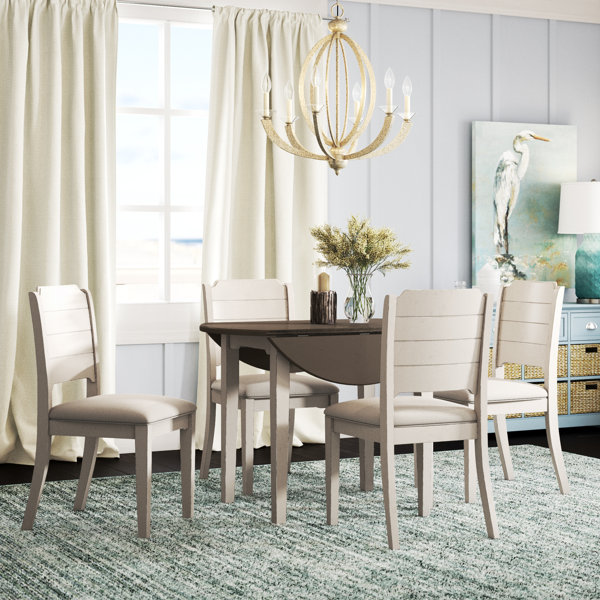Kinsey 5 Piece Drop Leaf Dining Set By Rosecliff Heights New