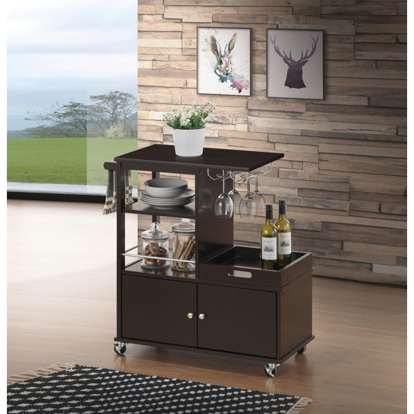Rushton Kitchen Cart By Canora Grey Comparison