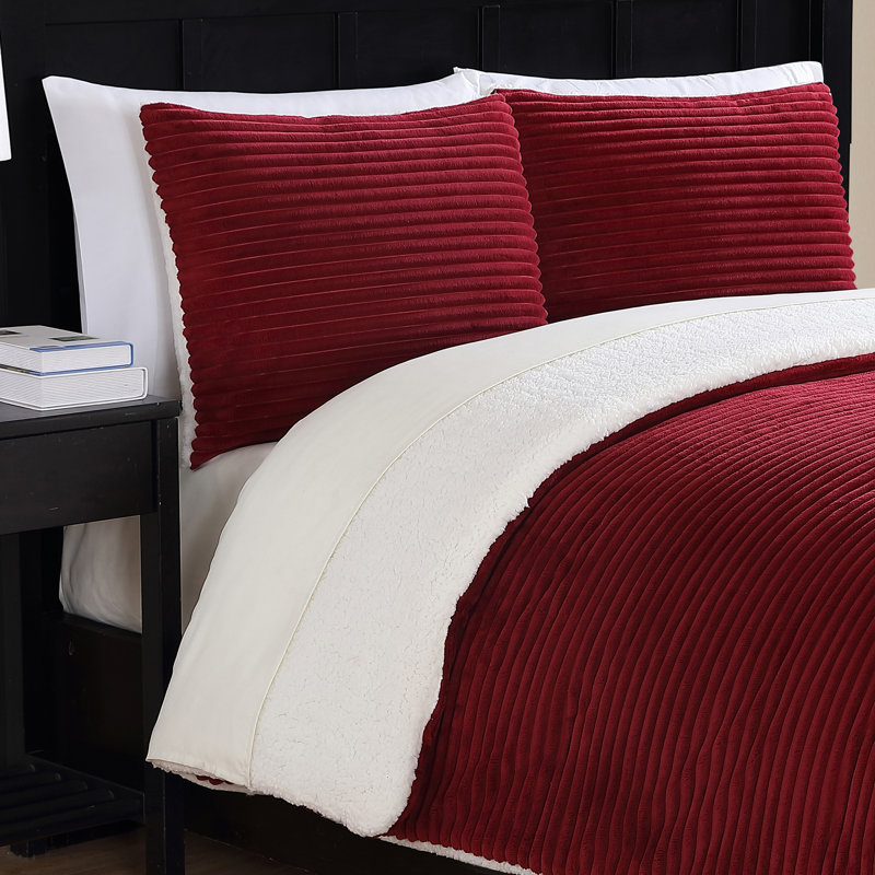 Ribbed Plush 3 Piece Comforter Set & Reviews AllModern