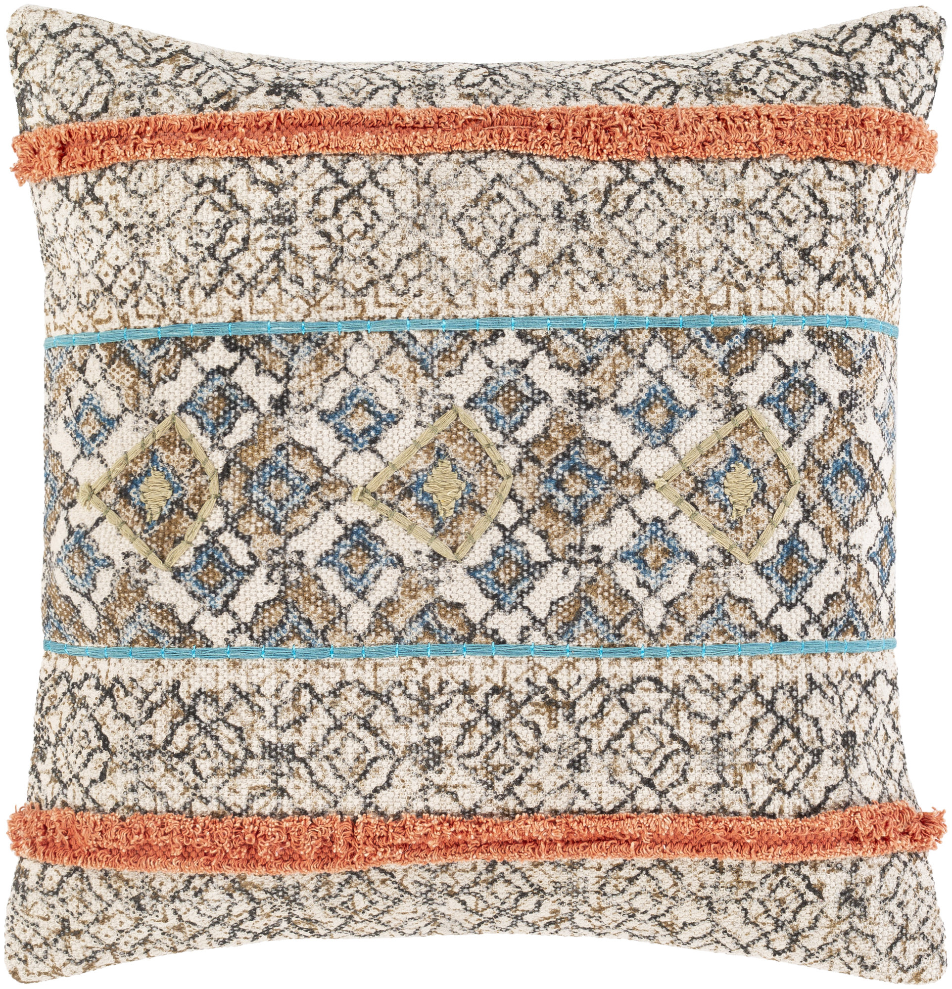 Bungalow Rose Boggess Cotton Throw Pillow Cover Reviews Wayfair