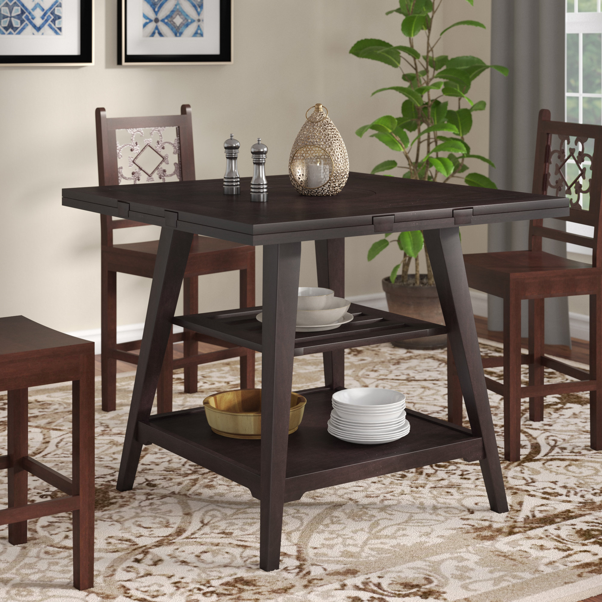 Devereau 60 Round Extendable Dining Table Devereau 60 Round Extendable Dining Table