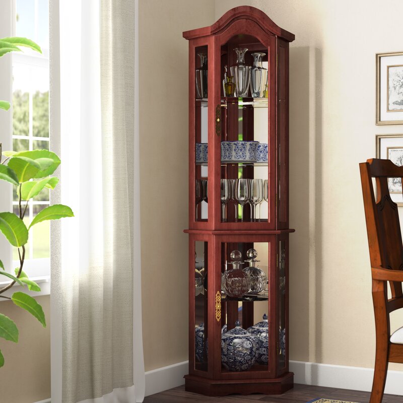 Astoria Grand Clayborne Floor Standing 5 Sided Lighted ...