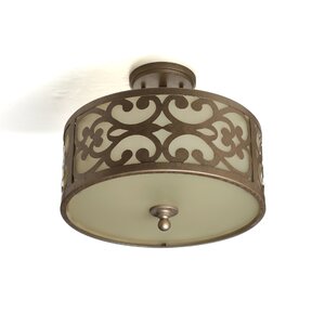 Concetta 3-Light Semi Flush Mount