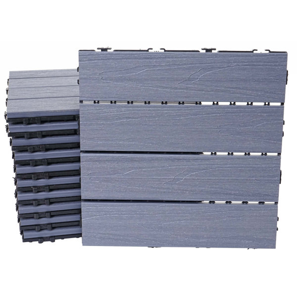 ClearAmbient 30 cm x 30 cm Grundfliese aus Holz | Wayfair.de