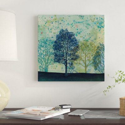 Winston Porter Speckled Forest I Acrylic Painting Print On