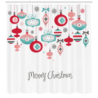 East Urban Home Ambesonne Christmas Shower Curtain Noel Season
