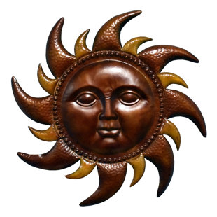 Outdoor Sun Wall Decor Wayfair Metal Indoor Outdoor Sun Wall Décor