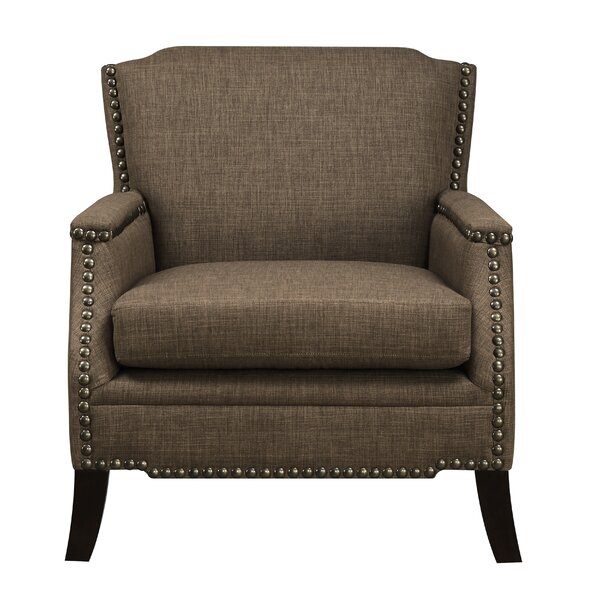 Davies Upholstered Nailhead Trim Accent Armchair By Charlton Home