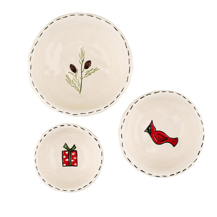 Bauman 3 Piece Nesting Decorative Bowl Set Joss Main