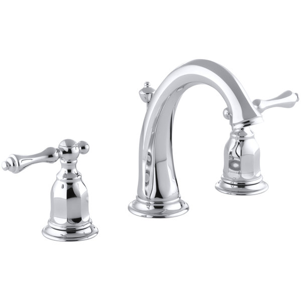 Kelston Widespread Bathroom Sink Faucet with Drain