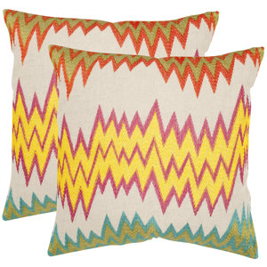 Ashley Newport Cotton Throw Pillow (Set of 2)