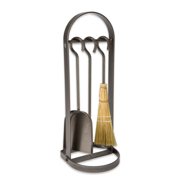 3 Piece Steel Fireplace Tool Set by Enclume