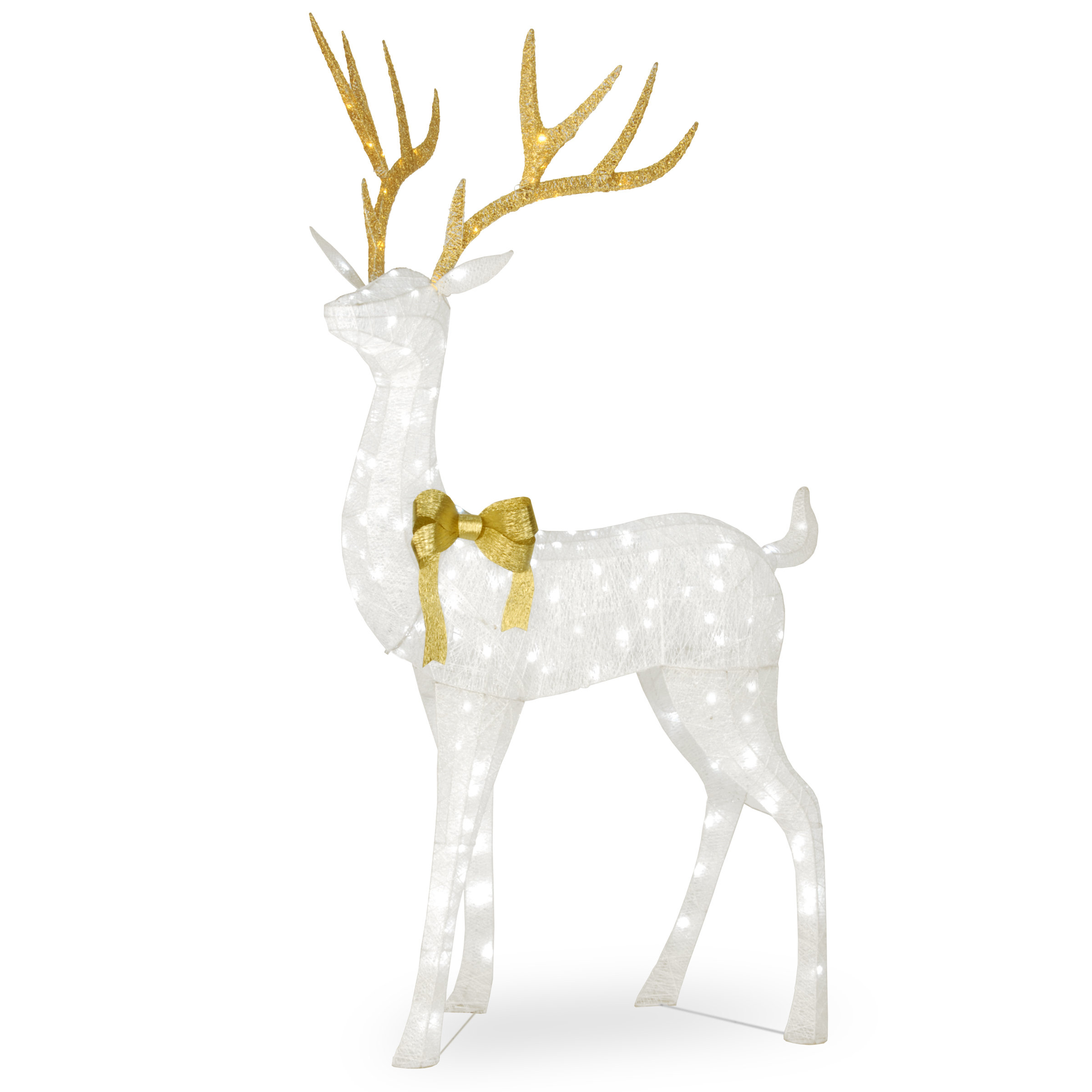 Christmas Reindeer Prelit Window Holiday Decoration Lighted Indoor Outdoor 17/"