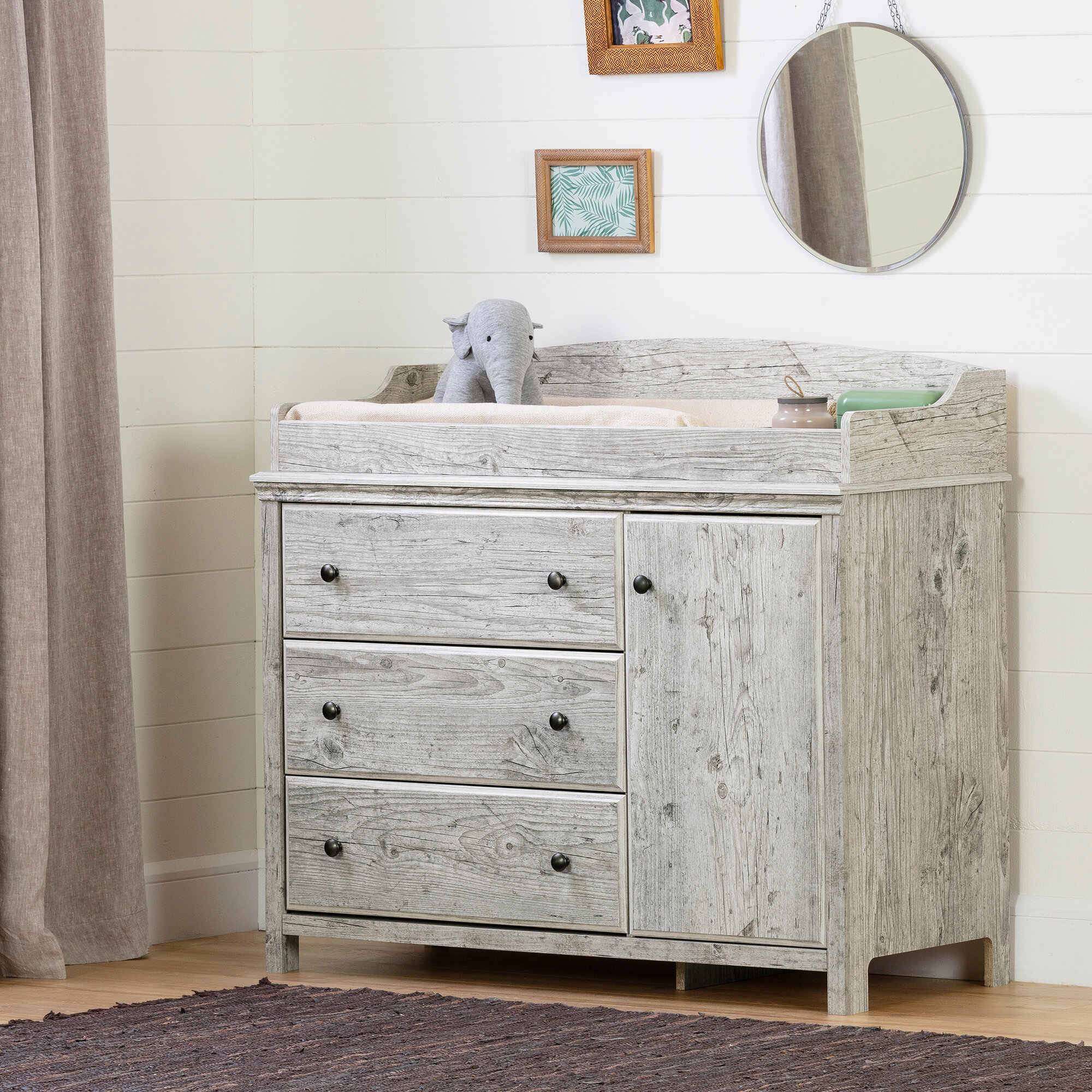 cotton candy changing table dresser