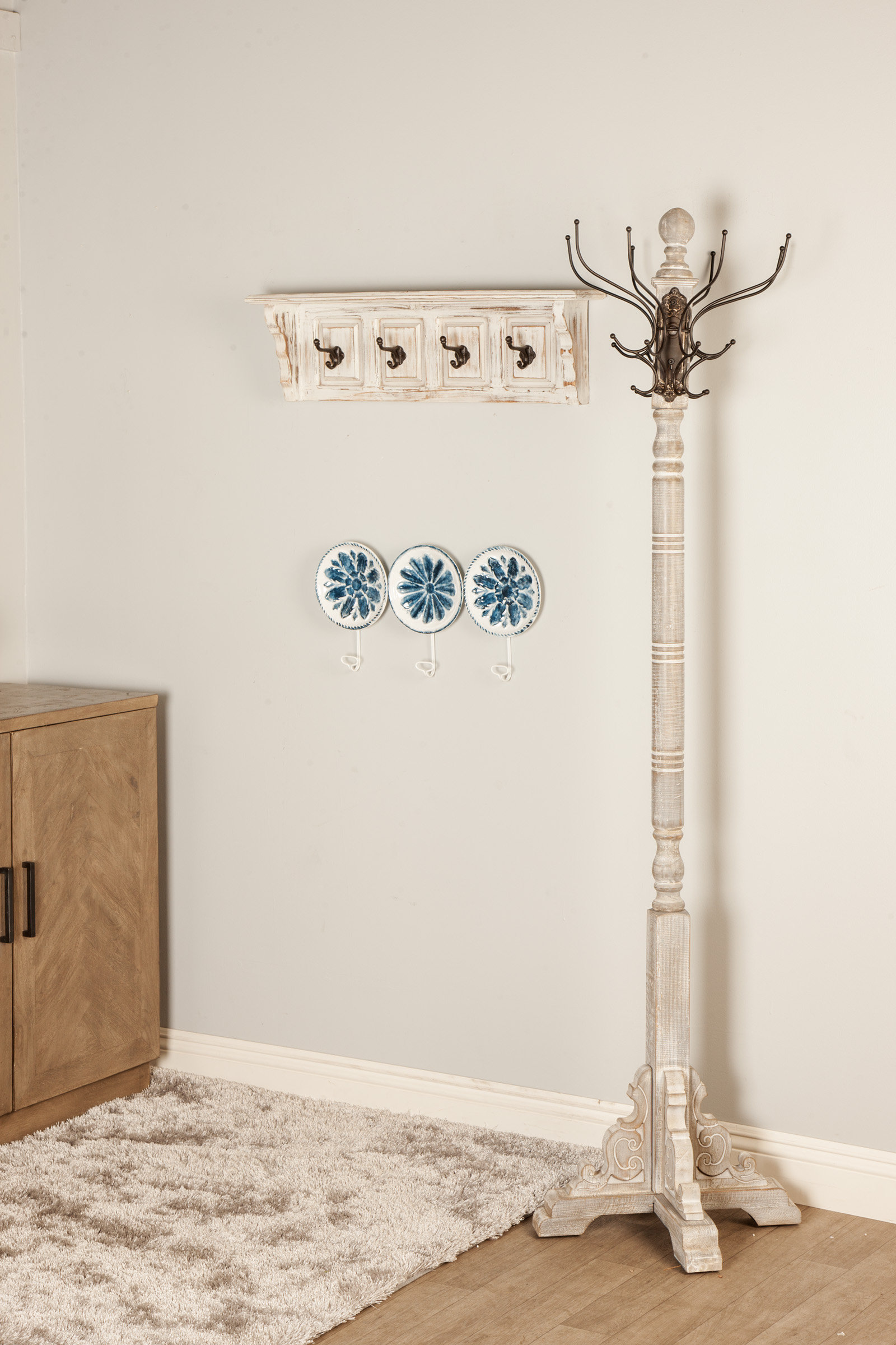 cute coat rack on Cole Grey Rustic Freestanding Coat Rack Reviews Wayfair